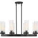 Braden 8 Light 31 inch Iron Graphite Chandelier Ceiling Light
